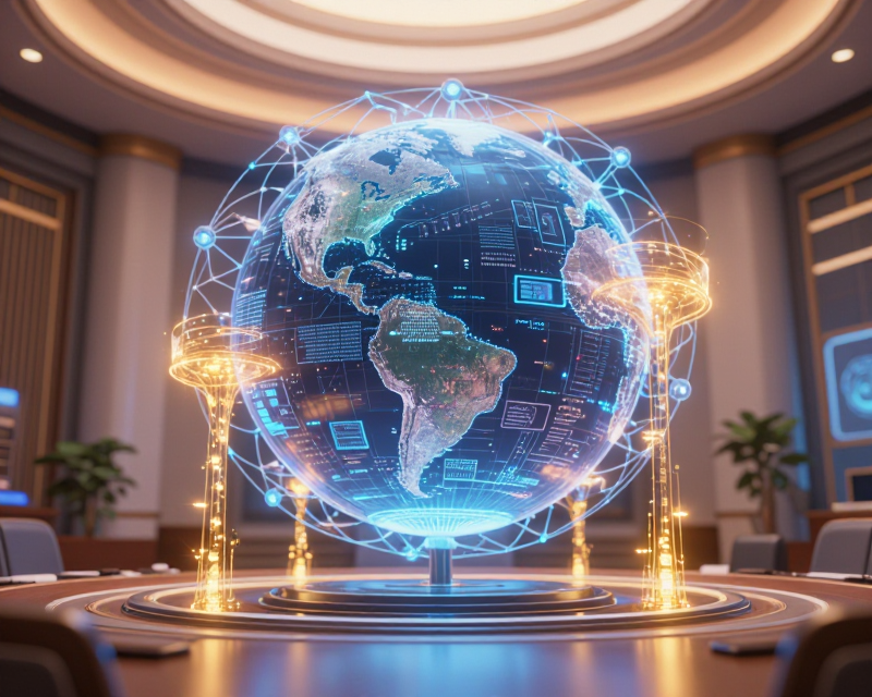 AI and Energy Cooperation Concept