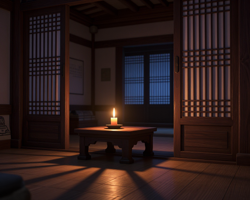 Symbolic tension in a Korean setting