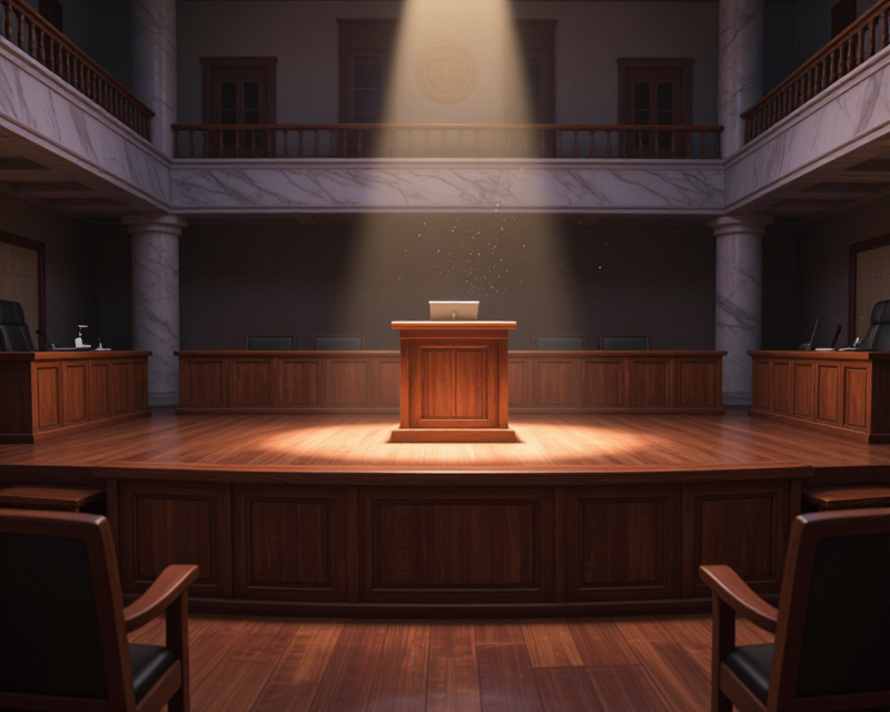 Korean Government Hall Scene