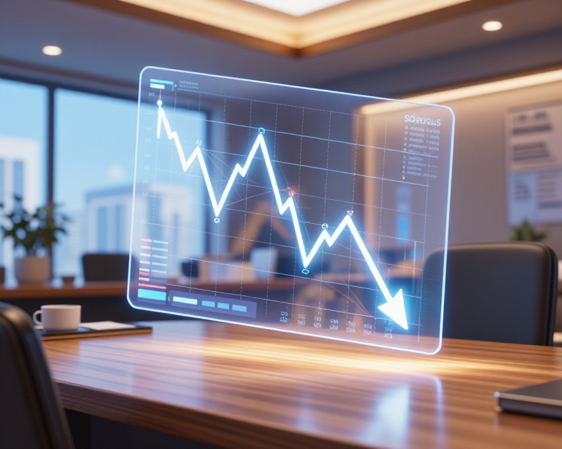 Financial Market Trend Illustration