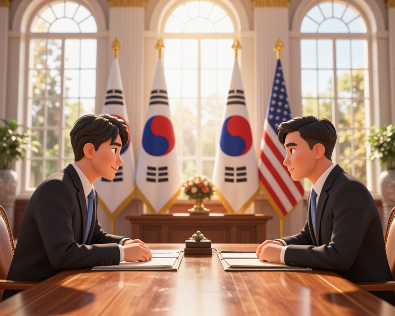 Diplomatic Cooperation Scene