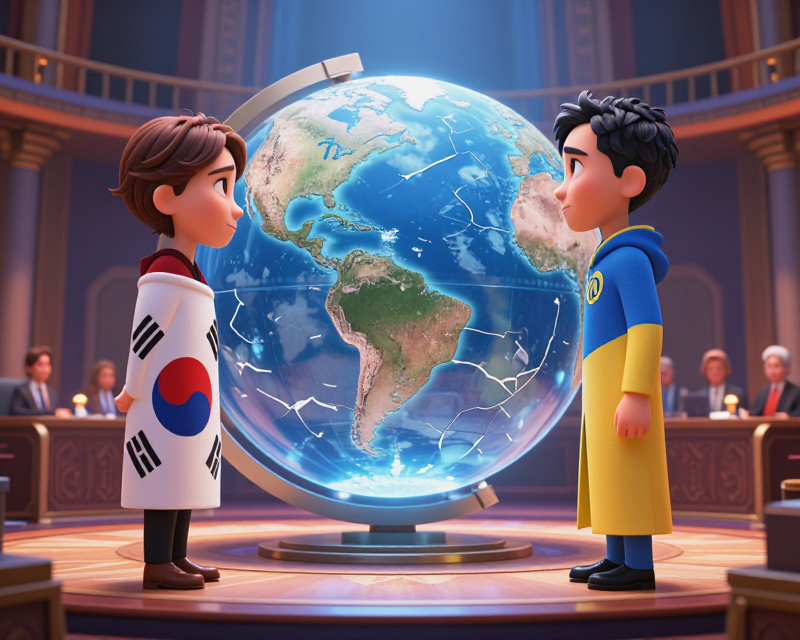 Diplomatic Tension Illustration