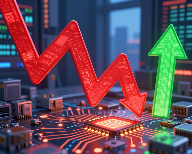 Tech Stock Market Visual