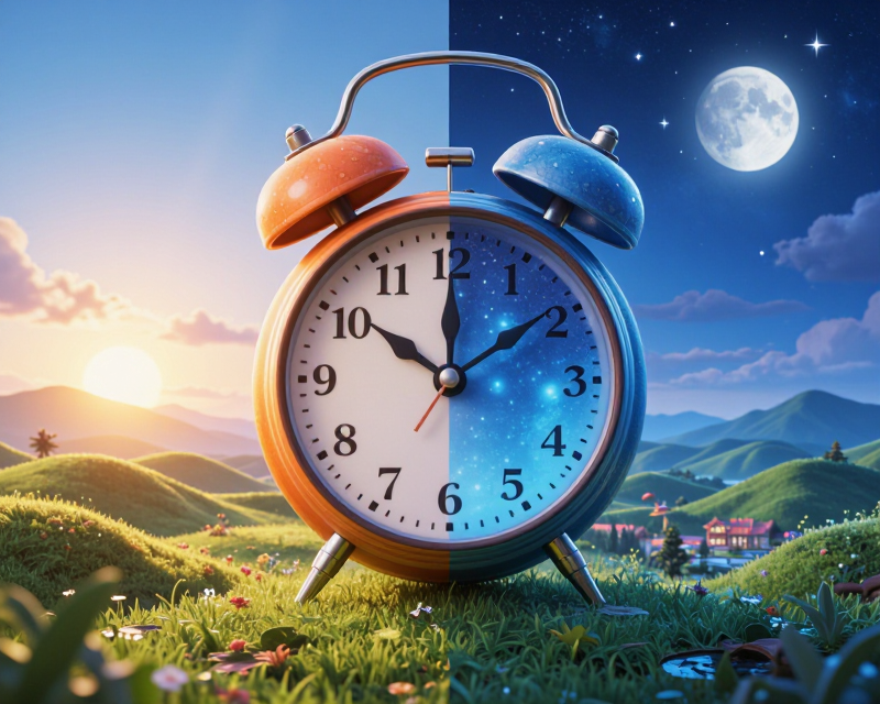Daylight Saving Time Concept