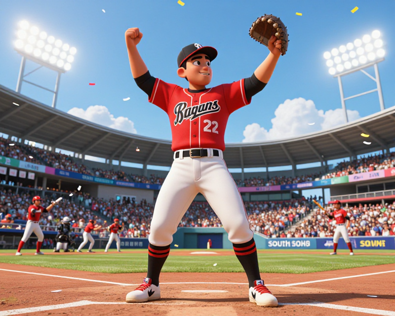 Cinematic Baseball Victory Scene