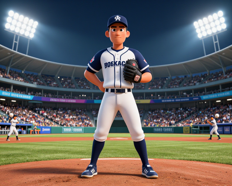 Determined Baseball Ace