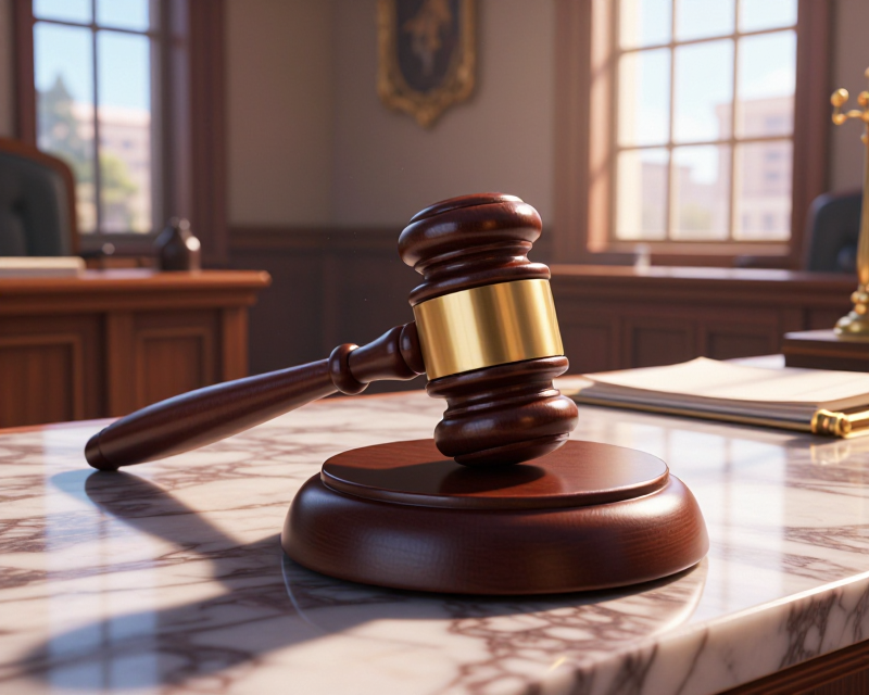 Symbolic Judicial Gavel